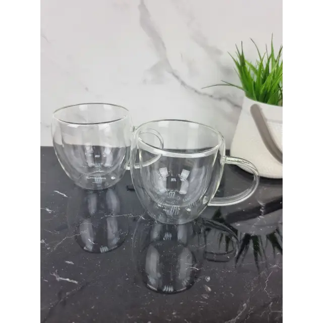 Набор чашек 2*250мл двойное стекло 9010 ᐉ 9010 - - класная цена в ProPosud
