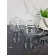 Набор чашек 2*250мл двойное стекло 9010 ᐉ 9010 - - класная цена в ProPosud