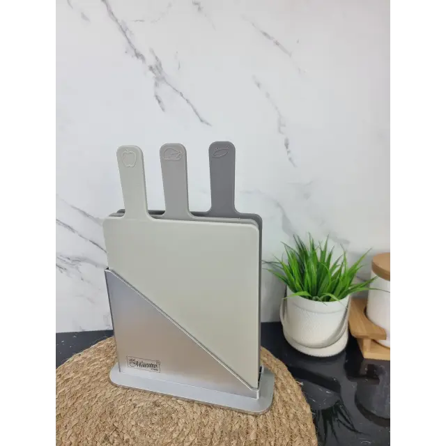 Набір дошок обробних 4-пр. пластик на підставці MR-1789 ᐉ MR-1789 - - класная цена в ProPosud