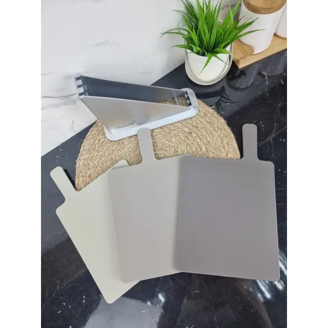 Набір дошок обробних 4-пр. пластик на підставці MR-1789 ᐉ MR-1789 - - класная цена в ProPosud