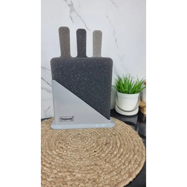 Набір дошок обробних 4-пр. пластик на підставці MR-1789TG ᐉ MR-1789TG - - класная цена в ProPosud