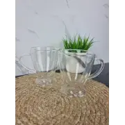 Набір чашок 2*300мл подвійне скло 9005 ᐉ 9005 - - класна ціна в ProPosud