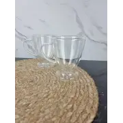 Набір чашок 2*300мл подвійне скло 9005 ᐉ 9005 - - класна ціна в ProPosud