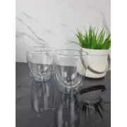 Набір чашок 2*300мл подвійне скло 9004 ᐉ 9004 - - класна ціна в ProPosud