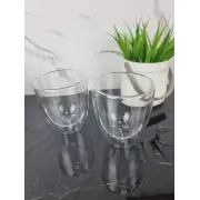 Набір чашок 2*300мл подвійне скло 9004 ᐉ 9004 - - класна ціна в ProPosud