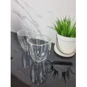 Набір чашок 2*300мл подвійне скло 9004 ᐉ 9004 - - класна ціна в ProPosud