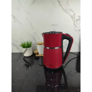 Електрочайник 1,7л 2200Вт метал Red MR-030 ᐉ MR-030 Red - - класна ціна в ProPosud