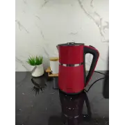 Електрочайник 1,7л 2200Вт метал Red MR-030 ᐉ MR-030 Red - - класна ціна в ProPosud