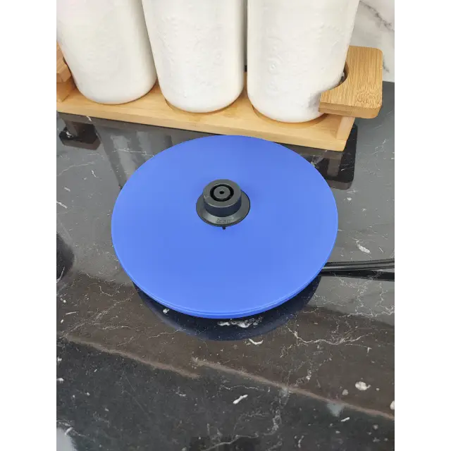 Електрочайник 1,2л 1600Вт пластик Blue MR-037 ᐉ MR-037 Blue - - класна ціна в ProPosud