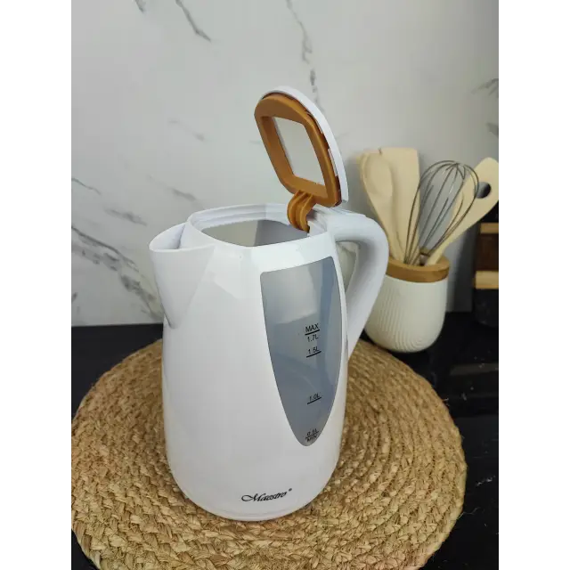 Електрочайник 1,7л 2200Вт пластик MR-043 ᐉ MR-043 - - класна ціна в ProPosud