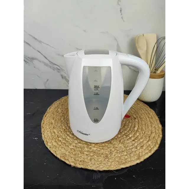 Електрочайник 1,7л 2200Вт пластик MR-043 ᐉ MR-043 - - класна ціна в ProPosud
