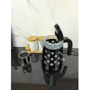 Електрочайник 1,7л 2200Вт пластик Black MR-045 ᐉ MR-045 Black - - класна ціна в ProPosud