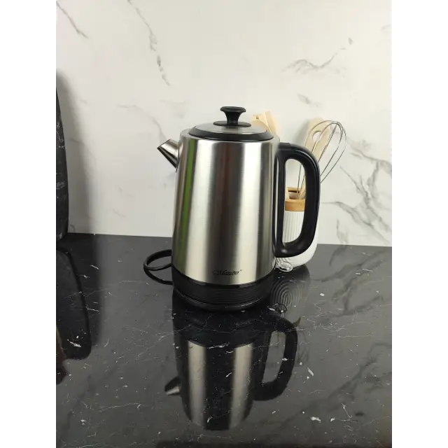 Електрочайник 1,7л 2200Вт нерж.сталь MR-048 ᐉ MR-048 - - класна ціна в ProPosud