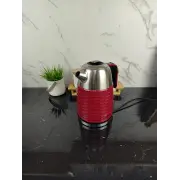 Електрочайник 1,7л 2200Вт пластик/метал Red MR-051 ᐉ MR-051 Red - - класна ціна в ProPosud