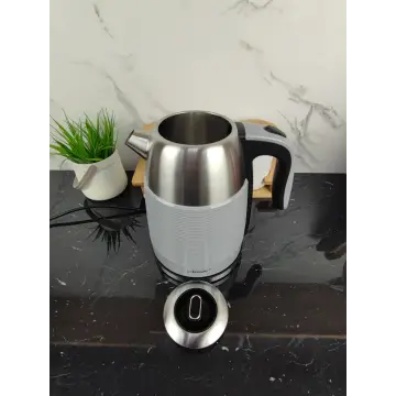 Електрочайник 1,7л 2200Вт пластик/метал Grey MR-051 ᐉ MR-051 Grey - - класна ціна в ProPosud 2