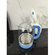 Електрочайник 1,7л 2000Вт скло Blue MR-056 ᐉ MR-056 Blue - - класна ціна в ProPosud