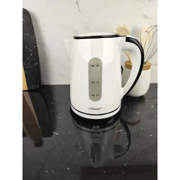 Електрочайник 1,8л 2000Вт пластик White MR-058 ᐉ MR-058 White - - класна ціна в ProPosud