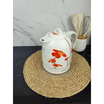 Електрочайник 1,5л 1200Вт кераміка Red Flowers MR-066 ᐉ MR-066 Red Flowers - - класна ціна в ProPosud 2