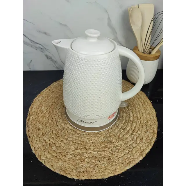 Електрочайник 1,5л 1500Вт кераміка MR-073 ᐉ MR-073 - - класная цена в ProPosud