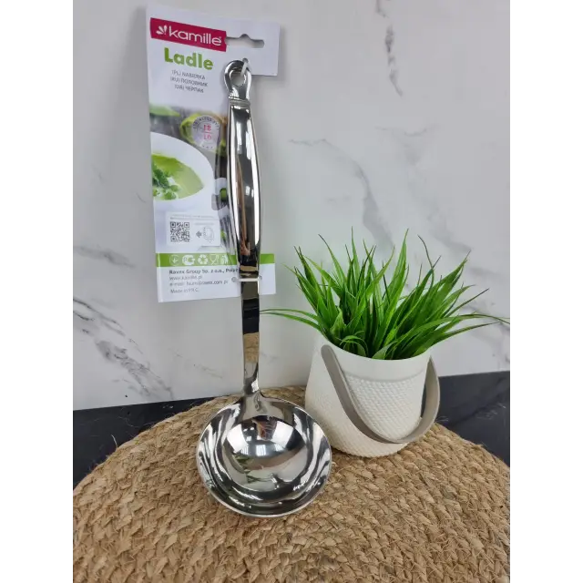 Ополоник 31см нерж.сталь 5020 ᐉ 5020 - - класна ціна в ProPosud