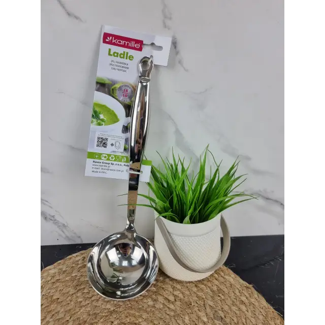 Ополоник 31см нерж.сталь 5020 ᐉ 5020 - - класна ціна в ProPosud