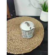 Цукорниця 300мл з ложкою кераміка Holiday in Porto MR-20005-09 ᐉ MR-20005-09 - - класна ціна в ProPosud