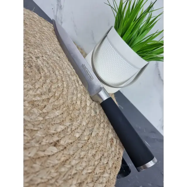 Ніж обробний 20см нерж.сталь ручка soft touch порожниста 5191 ᐉ 5191 - - класна ціна в ProPosud