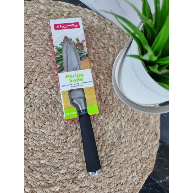 Ніж овочевий 9,0см нерж.сталь ручка soft touch порожниста 5194 ᐉ 5194 - - класна ціна в ProPosud