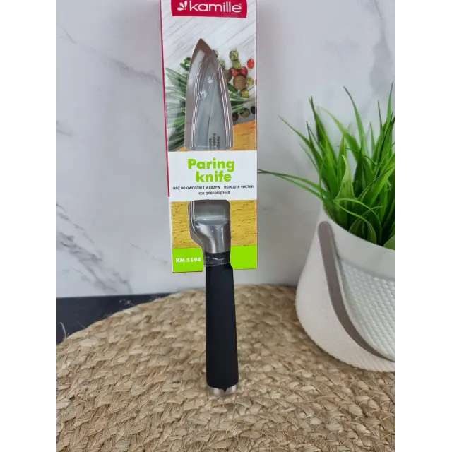 Ніж овочевий 9,0см нерж.сталь ручка soft touch порожниста 5194 ᐉ 5194 - - класна ціна в ProPosud