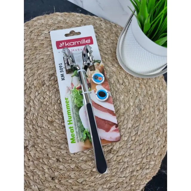 Молоток для отбивания мяса 24*6*4.5см цинковый сплав 5091 ᐉ 5091 - - класная цена в ProPosud