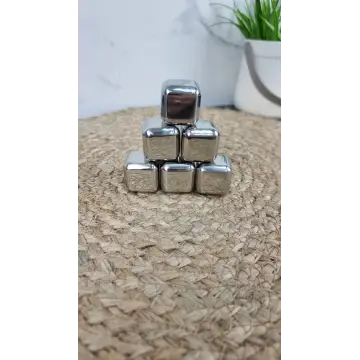 Камни для виски охлаждающие кубики 6шт нерж.сталь 7793 ᐉ 7793 - - класная цена в ProPosud
