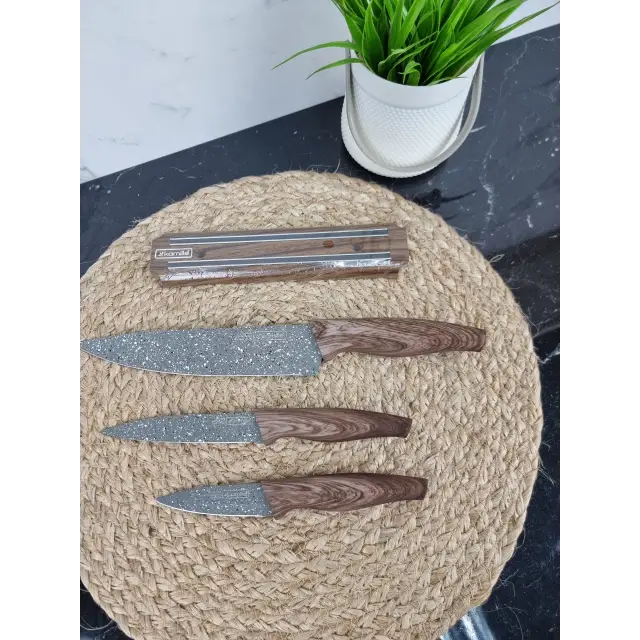 Набір ножів 4-пр. нерж.сталь на магнітному тримачі 5148 ᐉ 5148 - - класна ціна в ProPosud