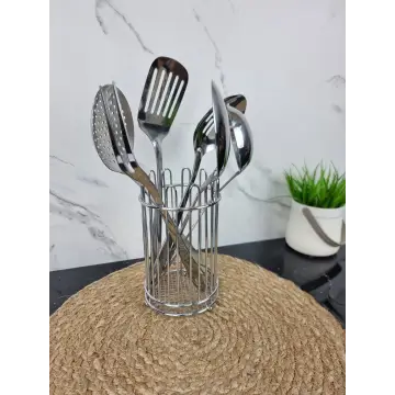 Набор кухонных принадлежностей 7-пр. нерж.сталь с подставкой 5233 ᐉ 5233 - - класная цена в ProPosud 2