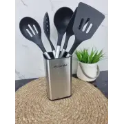 Набор кухонных принадлежностей 6-пр. нейлон/нерж.сталь на подставке 5238 ᐉ 5238 - - класная цена в ProPosud