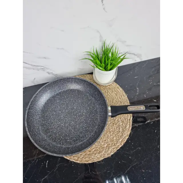 Сковорода 28см антипр.покрытие (черный мрамор) 5390MR ᐉ 5390MR - - класная цена в ProPosud