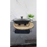 Марміт 1,1л 30см прямокутний керамічний скл.кришка чорний 6420 ᐉ 6420 - - класна ціна в ProPosud