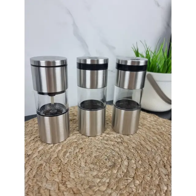 Набір ємностей для спецій 3шт 7027 ᐉ 7027 - - класна ціна в ProPosud