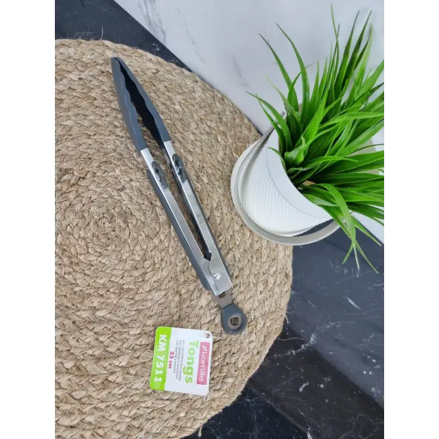 Щипці 23см нерж.сталь/силікон 7511 ᐉ 7511 - - класна ціна в ProPosud