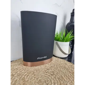 Подставка для ножей 22см с наполнителем черная 7627 ᐉ 7627 - - класная цена в ProPosud