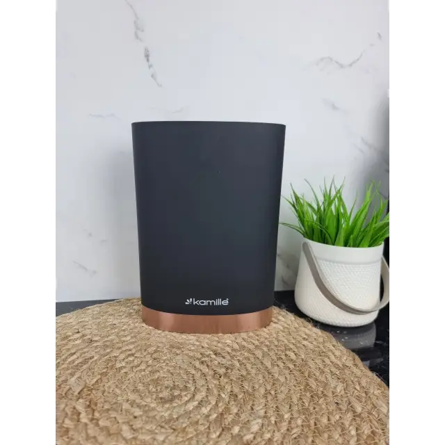 Подставка для ножей 22см с наполнителем черная 7627 ᐉ 7627 - - класная цена в ProPosud