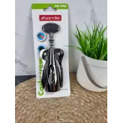 Штопор 17*6,3*4,3см із цинкового сплаву з TPR-вставками на ручках 5082 ᐉ 5082 - - класна ціна в ProPosud