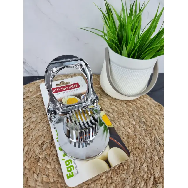 Яйцерізка 10*9,5*3,5см із цинкового сплаву 5088 ᐉ 5088 - - класна ціна в ProPosud