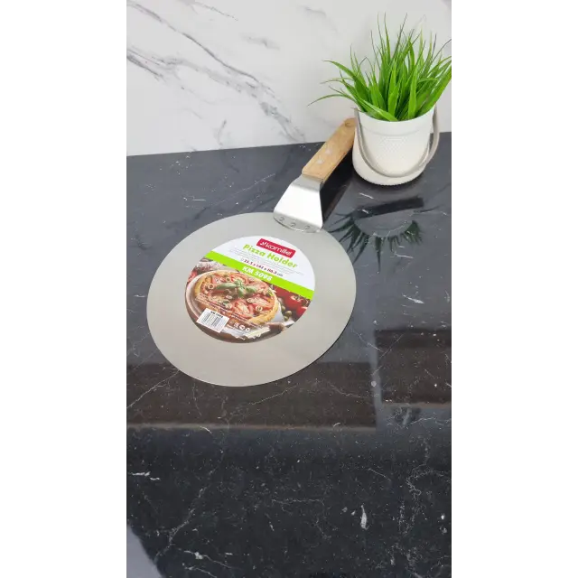 Подставка для пиццы нерж.сталь ручка дерево 5098 ᐉ 5098 - - класная цена в ProPosud