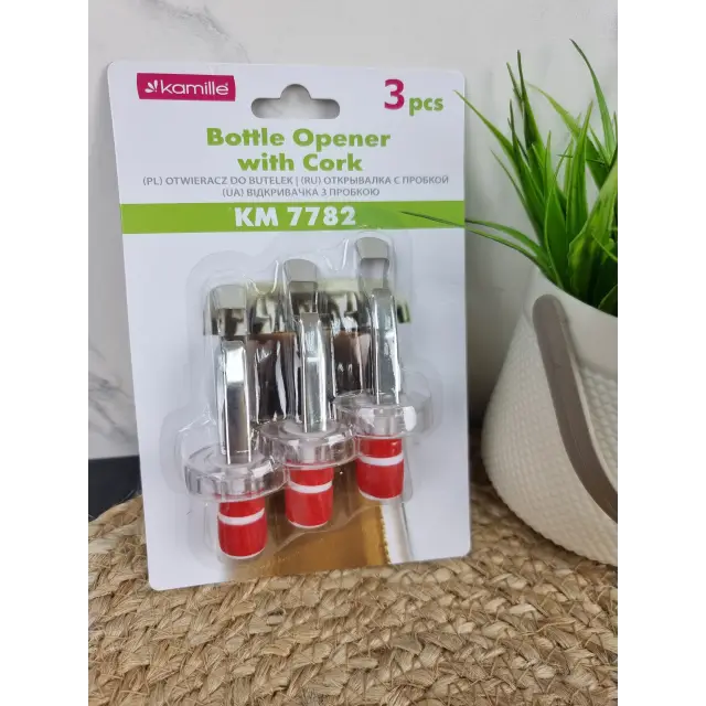 Набор пробок для бутылок с открывашками 3шт 7782 ᐉ 7782 - - класная цена в ProPosud
