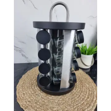 Набор емкостей для специй на круглой подставке 16шт 7043 ᐉ 7043 - - класная цена в ProPosud