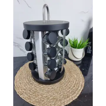 Набор емкостей для специй на круглой подставке 16шт 7043 ᐉ 7043 - - класная цена в ProPosud 2