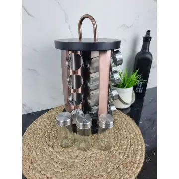 Набор емкостей для специй на круглой подставке 16шт 7041 ᐉ 7041 - - класная цена в ProPosud 2