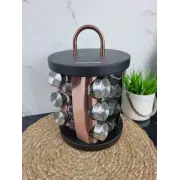 Набор емкостей для специй на круглой подставке 12шт 7034 ᐉ 7034 - - класная цена в ProPosud