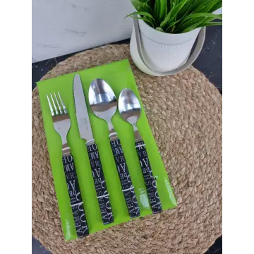 Набор столовых приборов 24-пр. с пластиковыми ручками 5245 ᐉ 5245 - - класная цена в ProPosud 2