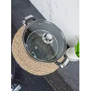 Кастрюля для фритюра 4,0л углеродистая сталь стекл.крышка 5821 ᐉ 5821 - - класная цена в ProPosud